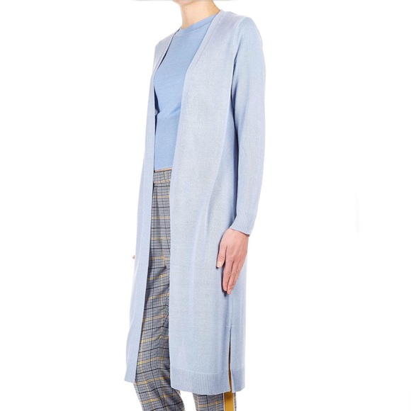 Silvian Heach Open Front Long Cardigan Duster - Picture 2 of 14